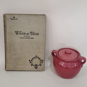 Vintage Gray Book Walks and Talks Smith 1893